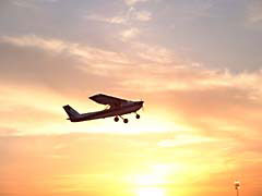 MW150Cessna.jpg Sky clouds sunrise sunset dawn dusk Aviation flying