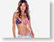 BCbrookeBurke.jpg Portraits model women woman female girls flags patriotism patriotic bikini