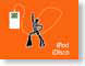 BRiPodDisco.jpg dance dancing orange advertisement Apple - iPod illustration