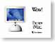 MDwow.jpg print advertisement apple think different Apple - iMac, 2002 flat panel display