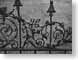 RRBironFence.jpg black and white bw grayscale black & white Architecture wrought iron metal